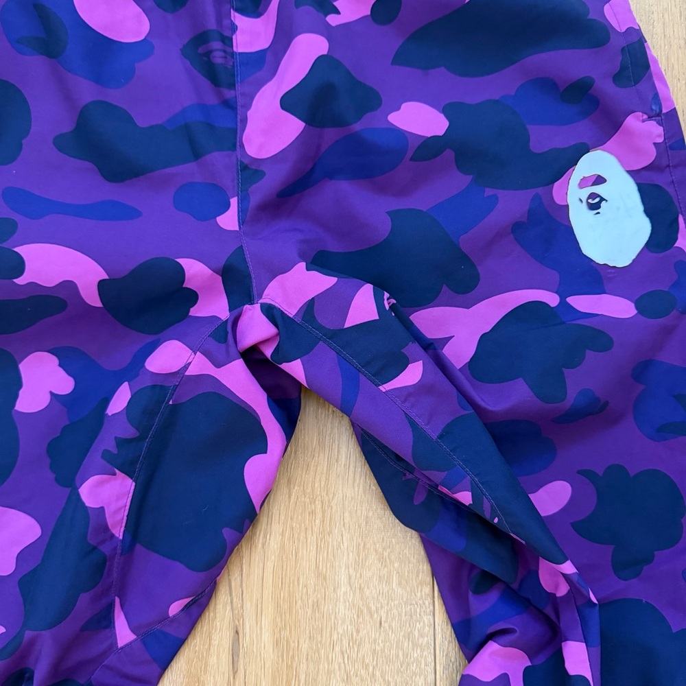 BAPE Purple Camouflage Joggers - Picture 3 of 9